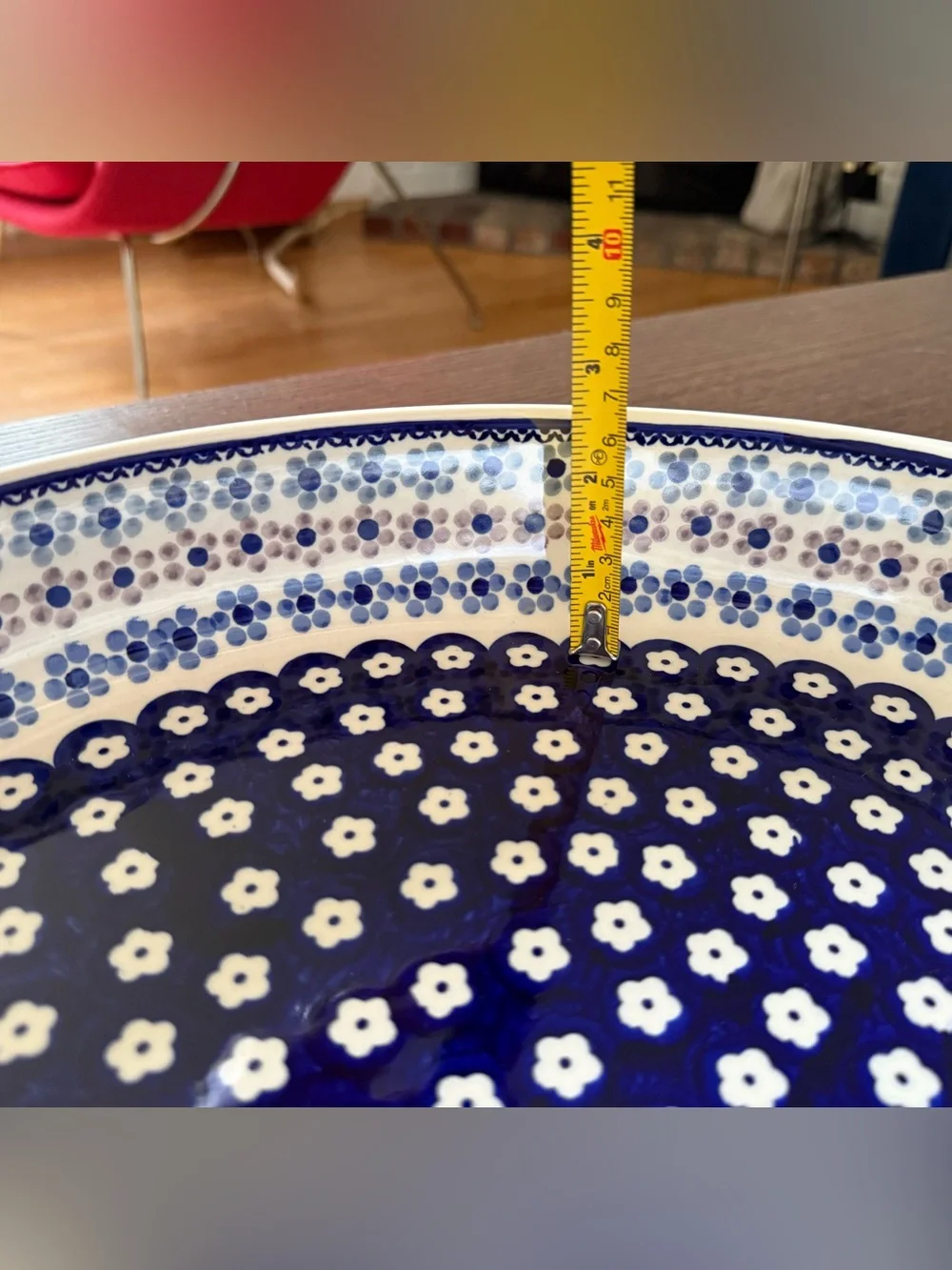 Large Bolesławiec Oval Bakeware Dish